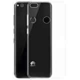 Huawei P8 Lite Uyumlu Kılıf Esnek Ultra Koruyucu Şeffaf Silikon Flexible transparent Case Silicone Case