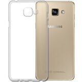Samsung Galaxy A5 2016 Uyumlu Kılıf Esnek Ultra Koruyucu Şeffaf Silikon Flexible transparent Case Silicone Case