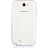 Samsung Galaxy Note 2 Uyumlu Kılıf Esnek Ultra Koruyucu Şeffaf Silikon Flexible transparent Case Silicone Case