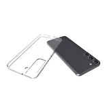 Samsung Galaxy S22 Plus Uyumlu Kılıf Esnek Ultra Koruyucu Şeffaf Silikon Flexible transparent Case Silicone Case