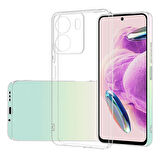 Xiaomi Redmi 13C Uyumlu Kılıf Esnek Ultra Koruyucu Şeffaf Silikon Flexible transparent Case Silicone Case