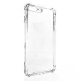 Apple iPhone 7 Plus Uyumlu Kılıf Kılıf Şeffaf Köşelerde Darbelere Karşı Ultra Kalınlaştırılmış Darbe Korumalı Strong Cover