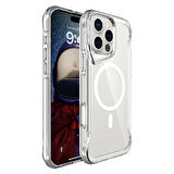 Apple iPhone 16 Pro Max Uyumlu Kılıf Magsafe Şarj Destekli, Darbelere Dayanıklı Airbag Tasarım Kapak