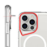 Apple iPhone 14 Pro Uyumlu Kılıf Magsafe Şarj Destekli, Darbelere Dayanıklı Airbag Tasarım Kapak