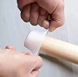 24 Adet Silikon Sandalye Ayak Ucu Koruyucu Mobilya Bacak Koruma Kapağı Zemin Çizilmesini Önler Sessiz Kayma Kolay