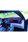 2008-2013 Modellerine Uygun Skoda Fabia Torpido Koruma Halısı Siyah Kenar Renk Kırmızı