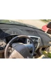 2000-2005 Modellerine Uygun Hyundai Tucson Torpido Koruma Halısı Siyah Kenar Renk Siyah