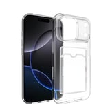 Apple İphone 17 Pro Max Kart Şeffaf Silikon - Şeffaf