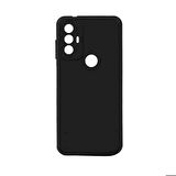 TCL 30 SE Uyumlu Kılıf Esnek Pürüzsüz Yumuşak Mat Silikon Flexible Matte Silicone
