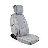 Ford Ranger Uyumlu Lüx Deri Oto Koltuk Kılıfı Ön Arka Takım Eagle Gri