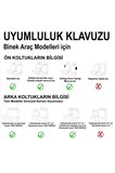 Toyota Camry 2007–2011 Uyumlu Lüx Keten Oto Koltuk Kılıfı Ön Arka Takım Edition Serisi Mavi