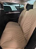 Peugeot 2008 Lüx Oto Koltuk Minderi Ön Arka 5'li Set ELEGANCE Serisi BEJ