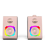 Taşınabilir RGB Işıklı Kablosuz Bluetooth Speaker Hoparlör Güçlü Ses 11 Farklı Renkli Işık Atmosferi