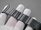 Apple Watch 10 46mm Metal Kordon Ayarlanabilir Otomatik Klipsli, Sağlam ve Aşınmaya Dayanıklı GÜMÜŞ