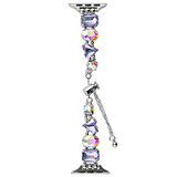 Apple Watch - SE/SE2/7/8/9 41mm Özel Parlak Taşlı Bileklik Kordon Saatine Zarafet ve Işıltı Kat. !