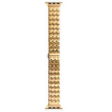 Apple Watch - se/2/3/4/5/6/7/8/9 Serisi 38mm Serisi 40mm 41mm Uyumlu Stainless Steel Metal Kordon