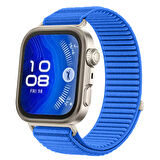 Huawei Watch Fit 4 Pro / Fit 4 / Fit 3 Uyumlu Hafif ve Ayarlanabilir Spor Hasır Cırt Cırtlı Kordon