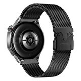 Huawei Watch GT 2 / GT 2 Pro / GT 3 / GT 4 / GT 5 / GT 5 Pro 46mm Uyumlu 22mm Metal Hasır Kordon