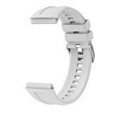 Huawei Watch GT 2 / GT 2 Pro / GT 3 / GT 4 / GT 5 / GT 5 Pro 46mm Uyumlu 22mm Silikon Kordon Kayış