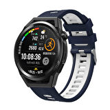 Huawei Watch GT2/ GT2 Pro/GT3 / GT4 / GT5 / GT5 Pro 46mm Uyumlu Kordon Suya karşı dayanıklı Silikon