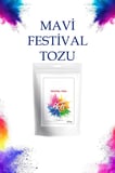 Partiler İçin Vazgeçilmez Mavi Festival Tozu Kolay Temizlenebilir 100gr Festival Tozu