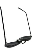 Oval Siyah Cam Unisex Polarize Kadın Ve Erkek Güneş Gözlüğü Mo14