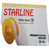 100'lü Teflon Bant 12mm 100x10Mt
