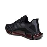 WİCKERS 2549 Siyah_Füme_Kırmızı Beden 42 Sneakers Erkek Spor Ayakkabı
