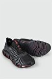 WİCKERS 2549 Siyah_Füme_Kırmızı Beden 42 Sneakers Erkek Spor Ayakkabı