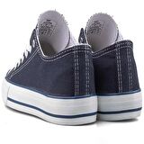 Waves 700 Numara 39 Converse Style Ünisex Keten Sneaker Ayakkabı LACİVERT_BEYAZ