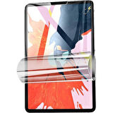 Apple iPad Pro 12.9 2020 (4.Nesil) Uyumlu Tablet Nano Ekran Koruyucu Kristal Netliğinde %100 Ultra Görüntü Kalitesi Esnek Temperli Kırılmaz Nano Screen Protector
