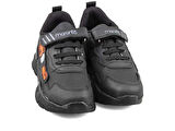 MARANTA 576 Patik Ünisex Çocuk Sneaker Ayakkabı SİYAH_KIRMIZI