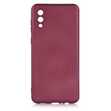 Samsung Galaxy A02 Uyumlu Kılıf Soft Flexible Matte Silicone, Ultra Esnek Ultra ince Ultra Koruyucu Pürüzsüz Mat Silikon