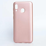 Samsung Galaxy A20 Uyumlu Kılıf Soft Flexible Matte Silicone, Ultra Esnek Ultra ince Ultra Koruyucu Pürüzsüz Mat Silikon