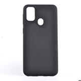 Samsung Galaxy M21 Uyumlu Kılıf Soft Flexible Matte Silicone, Ultra Esnek Ultra ince Ultra Koruyucu Pürüzsüz Mat Silikon