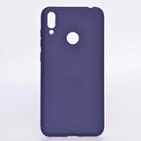 Huawei Y7 Prime 2019 Uyumlu Kılıf Soft Flexible Matte Silicone, Ultra Esnek Ultra ince Ultra Koruyucu Pürüzsüz Mat Silikon