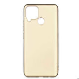 Realme C15 Uyumlu Kılıf Soft Flexible Matte Silicone, Ultra Esnek Ultra ince Ultra Koruyucu Pürüzsüz Mat Silikon