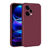 Xiaomi Redmi Note 12 Pro 5G Uyumlu Kılıf Soft Flexible Matte Silicone, Ultra Esnek Ultra ince Ultra Koruyucu Pürüzsüz Mat Silikon