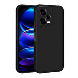 Xiaomi Redmi Note 12 Pro 5G Uyumlu Kılıf Soft Flexible Matte Silicone, Ultra Esnek Ultra ince Ultra Koruyucu Pürüzsüz Mat Silikon