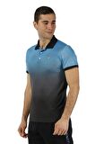Crozwise 7117 Beden S Turkuaz  Polo Yaka Climate Erkek Spor T-shirt