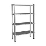 Empero EMP.D.2.61183-18-4 4 Katlı Düz Raflar 61x183x180 cm INOX 201