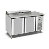 Empero EMP.200.70.01-PSO Pizza ve Salata Buzdolabı 3 Kapılı 500 L