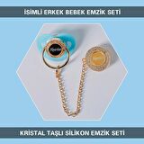 Sahi Aksesuar İsimli Bebek Silikon Emzik Seti (0-6 Ay Yeni Doğan) sahi_0727