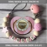 Sahi Aksesuar İsimli Bebek Emzik Zinciri Ve Bebek Silikon Emzik Seti (0-6 Ay/Yeni Doğan) sahi_0735