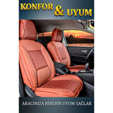 
Volvo S60 Lüx Deri Oto Koltuk Kılıfı Ön Arka Takım Safir TARÇIN