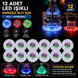 Rgb Led  Altı Işık 12’li Set