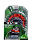 MEGAVOX MGX-8KT 8AWG PRO KIT (8GA) SES SİSTEMİ KABLO SETİ