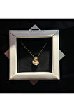 925 Gümüş | 14k Gold Kaplama Kuğu Kolye
