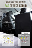 MG ZR Uyumlu Lüx Deri Oto Koltuk Kılıfı Ön Arka Takım TREND Serisi FÜME