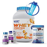 West Whey Çikolata + Tribu90 + Buster + Shaker Paketi (içerik açıklamada)